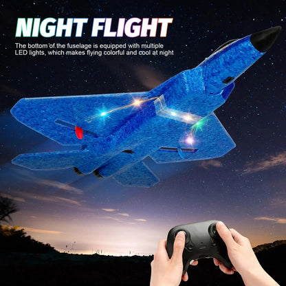 Remote Control Aircraft With LED Light Flighter