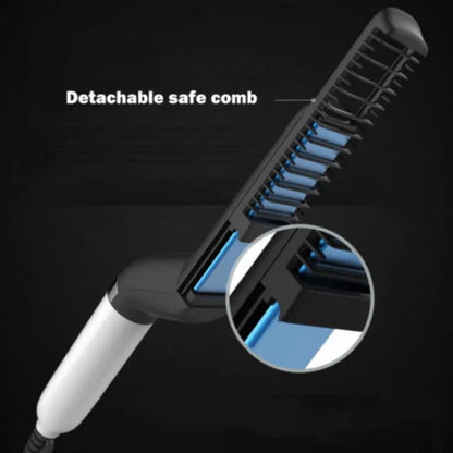 Electric Hair Straightener Brush,Men